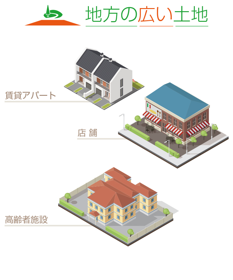 地方の広い土地の活用方法