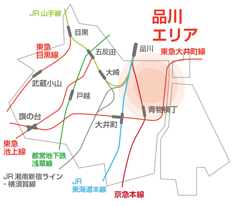 品川エリア