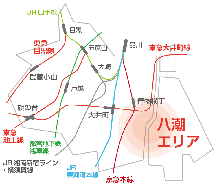 八潮エリア